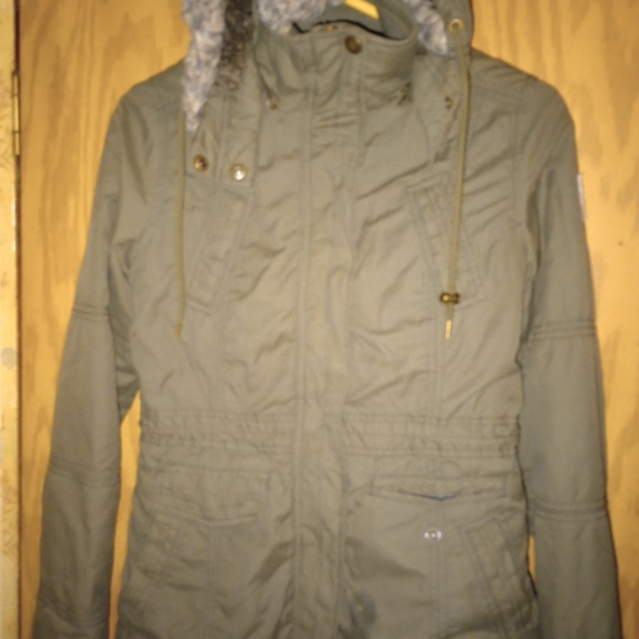 American Eagle Outfitters Jacket Mens Size Small Green Full Zip Polyester Lined - Picture 12 of 16